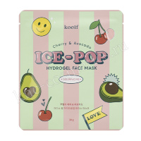 KOELF Ice-Pop Hydrogel Face Mask Cherry & Avocado